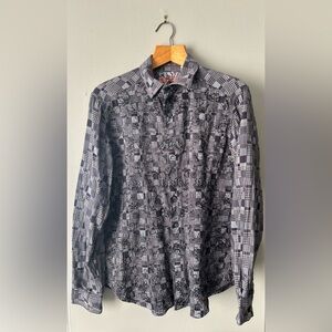Robert Graham quilted front shirt